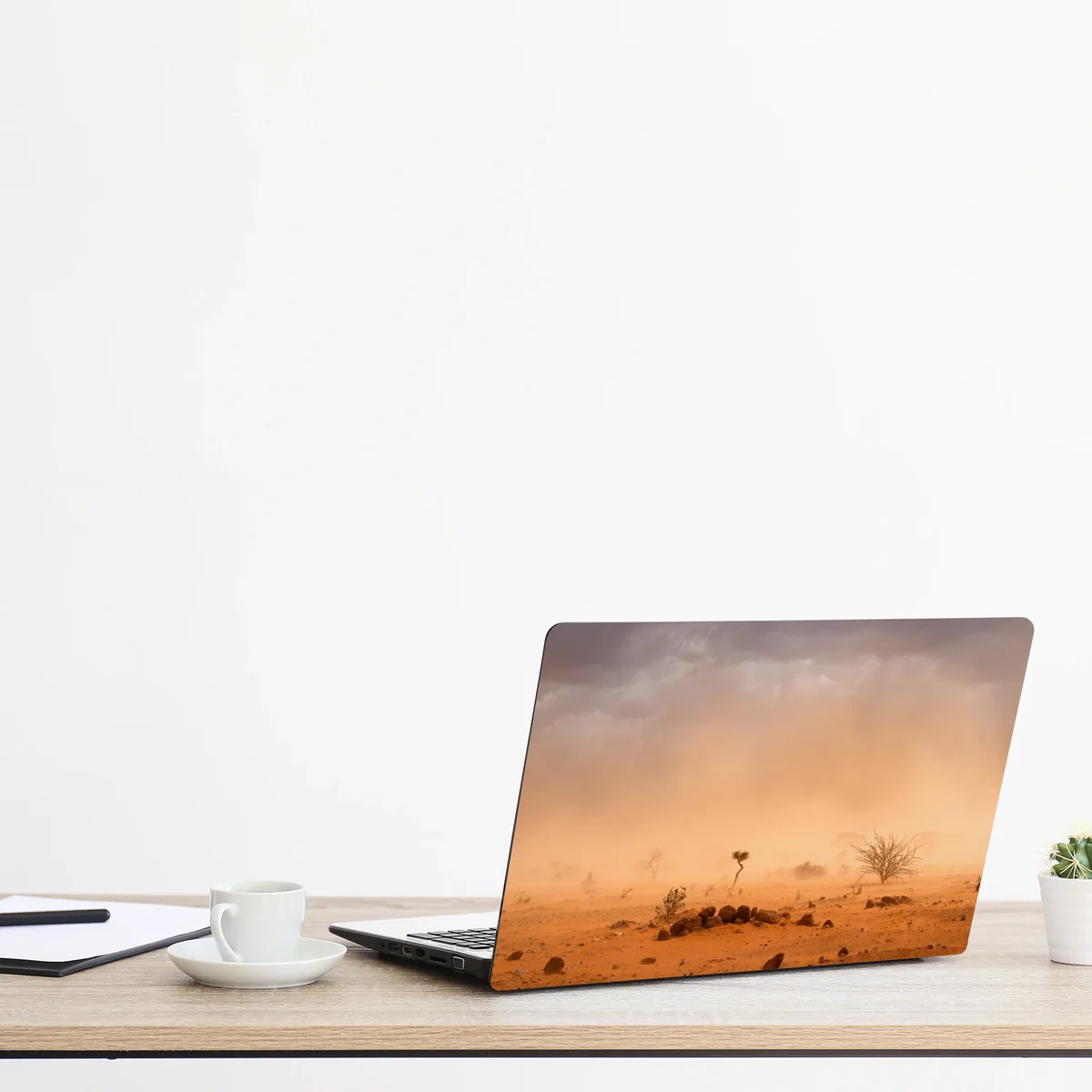 Laptop-Aufkleber sandsturm über Dollo Ado, Äthiopien Laptop-Aufkleber sandsturm über Dollo Ado, Äthiopien