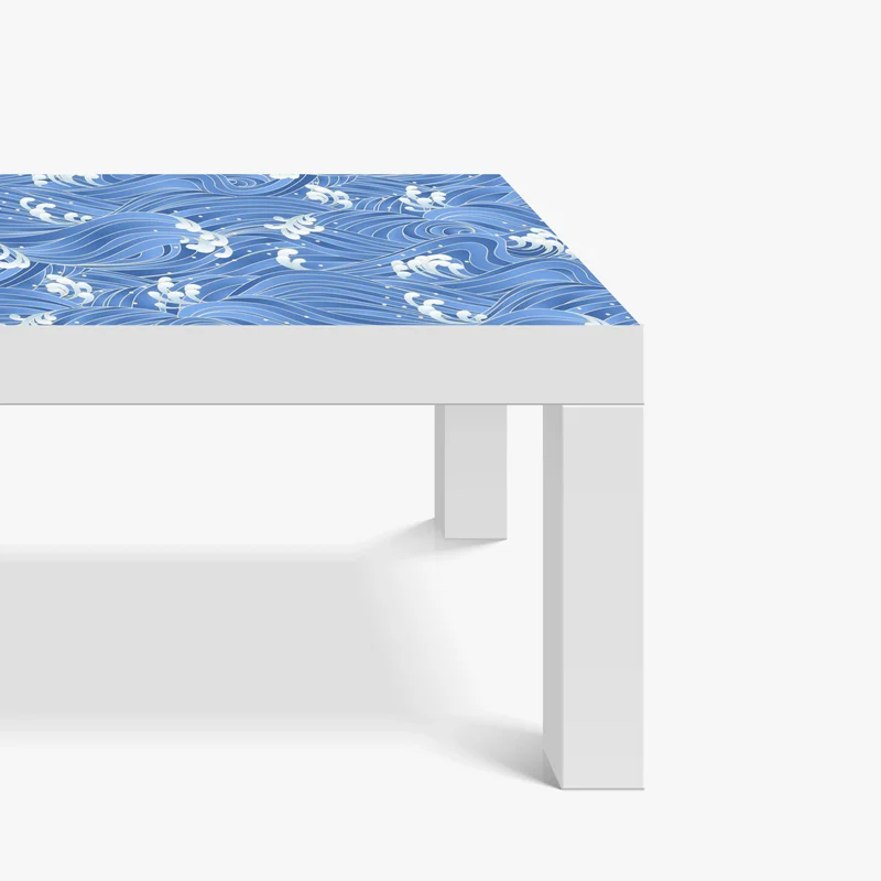 Tischaufkleber und Schreibtischaufkleber stilisiertes Japanisches wellenmuster Tischaufkleber und Schreibtischaufkleber stilisiertes Japanisches wellenmuster