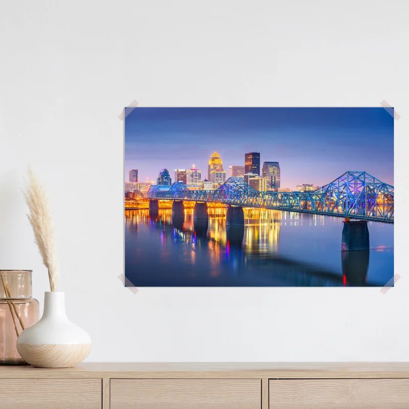 Poster Louisville skyline bei dämmerung Poster Louisville skyline bei dämmerung