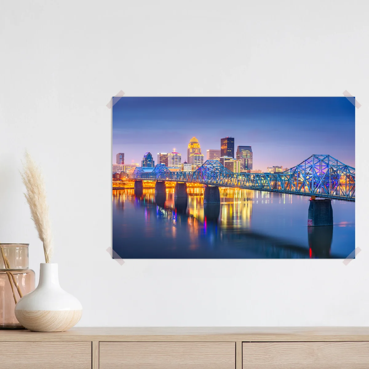 Poster Louisville skyline bei dämmerung Poster Louisville skyline bei dämmerung