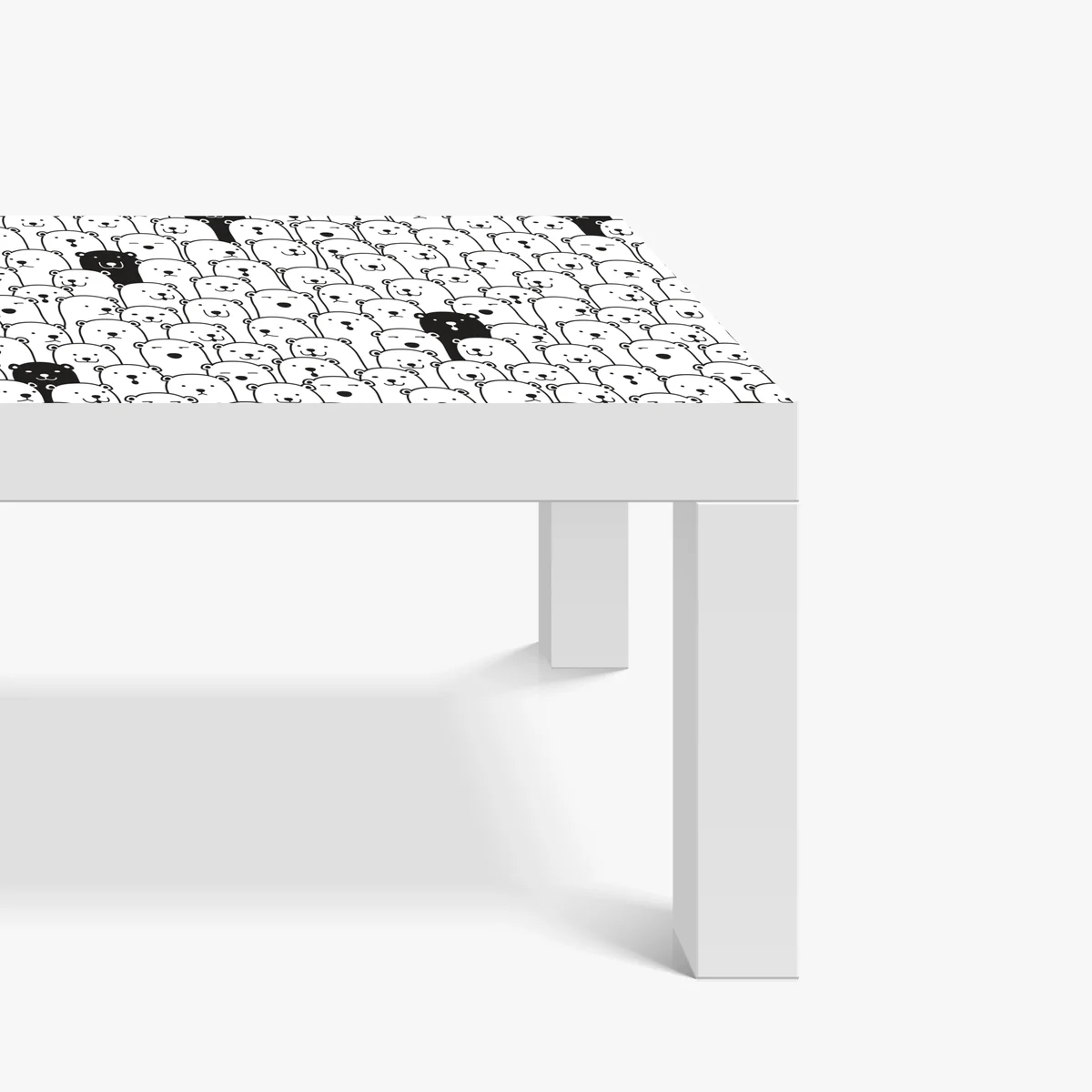 Tischaufkleber und Schreibtischaufkleber niedliches muster mit bären Tischaufkleber und Schreibtischaufkleber niedliches muster mit bären