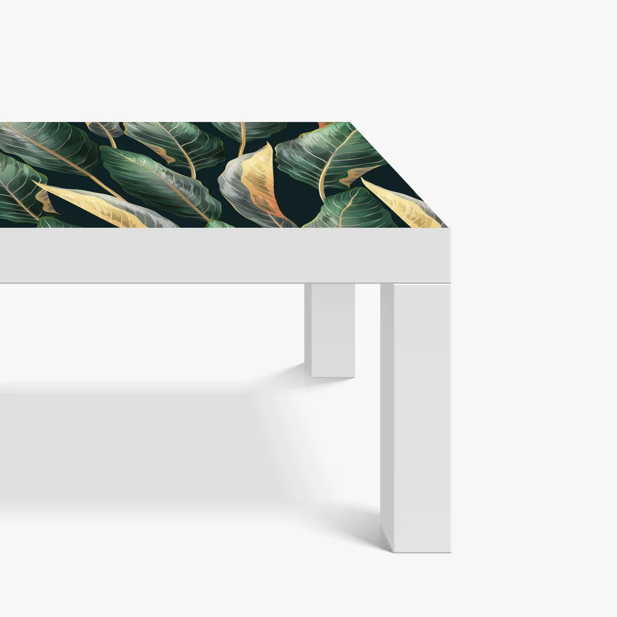 Tischaufkleber und Schreibtischaufkleber vintage tropisches blättermuster Tischaufkleber und Schreibtischaufkleber vintage tropisches blättermuster