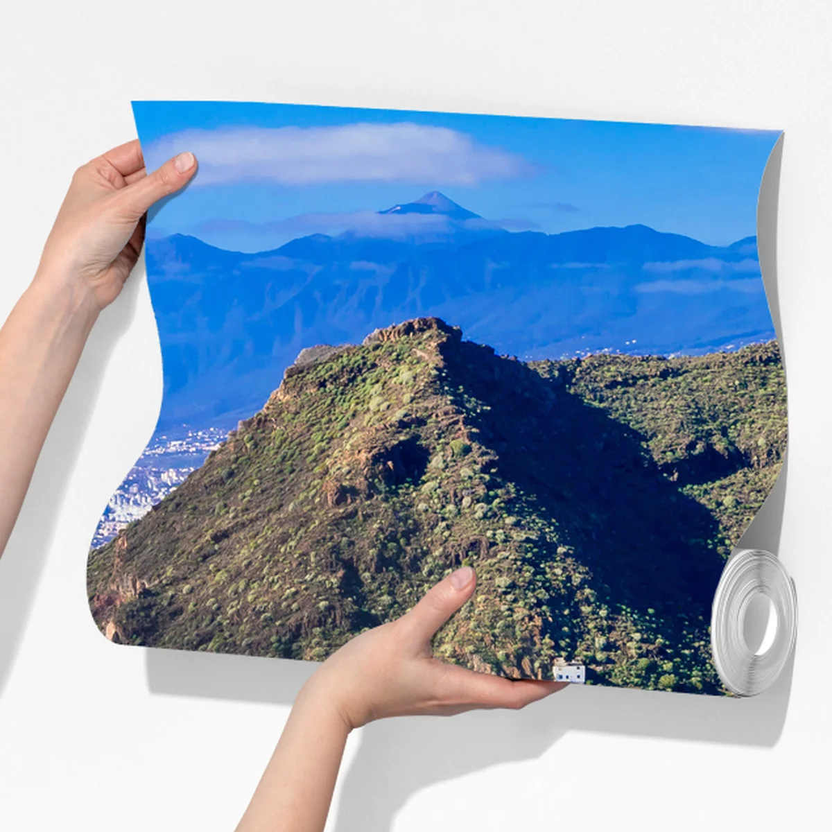 Fototapete sonnige bucht mit türkisblauem wasser Fototapete sonnige bucht mit türkisblauem wasser