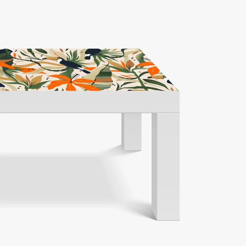 Tischaufkleber und Schreibtischaufkleber tropisches tukanmuster