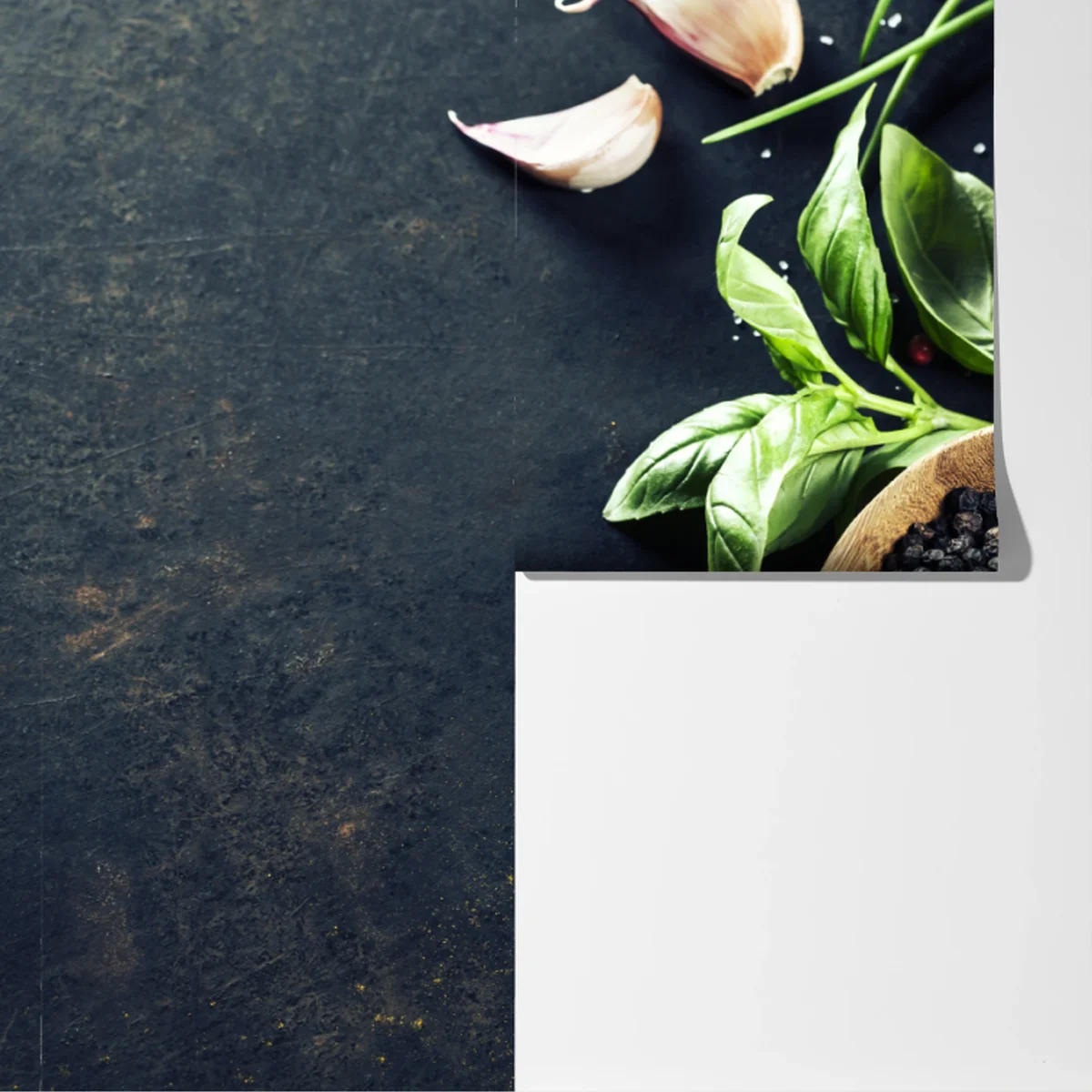 Fototapete lebendige gewürze und frische kräuter Fototapete lebendige gewürze und frische kräuter