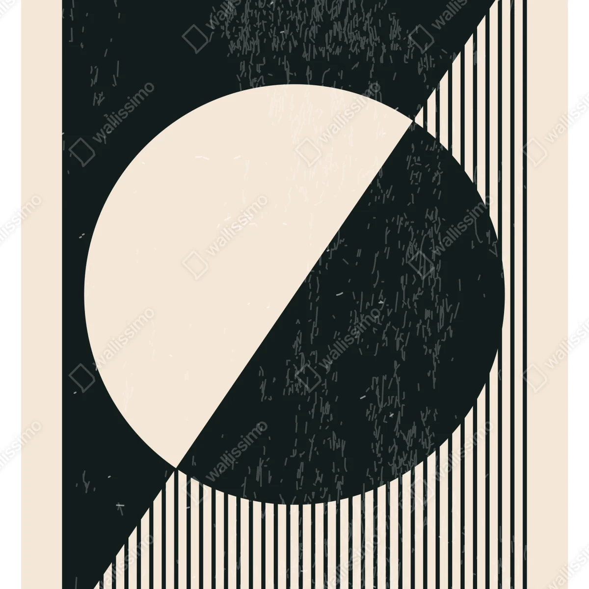 Poster duotone geometrische kreiskomposition • Poster bei Wallnifity® Poster duotone geometrische kreiskomposition • Poster bei Wallnifity®