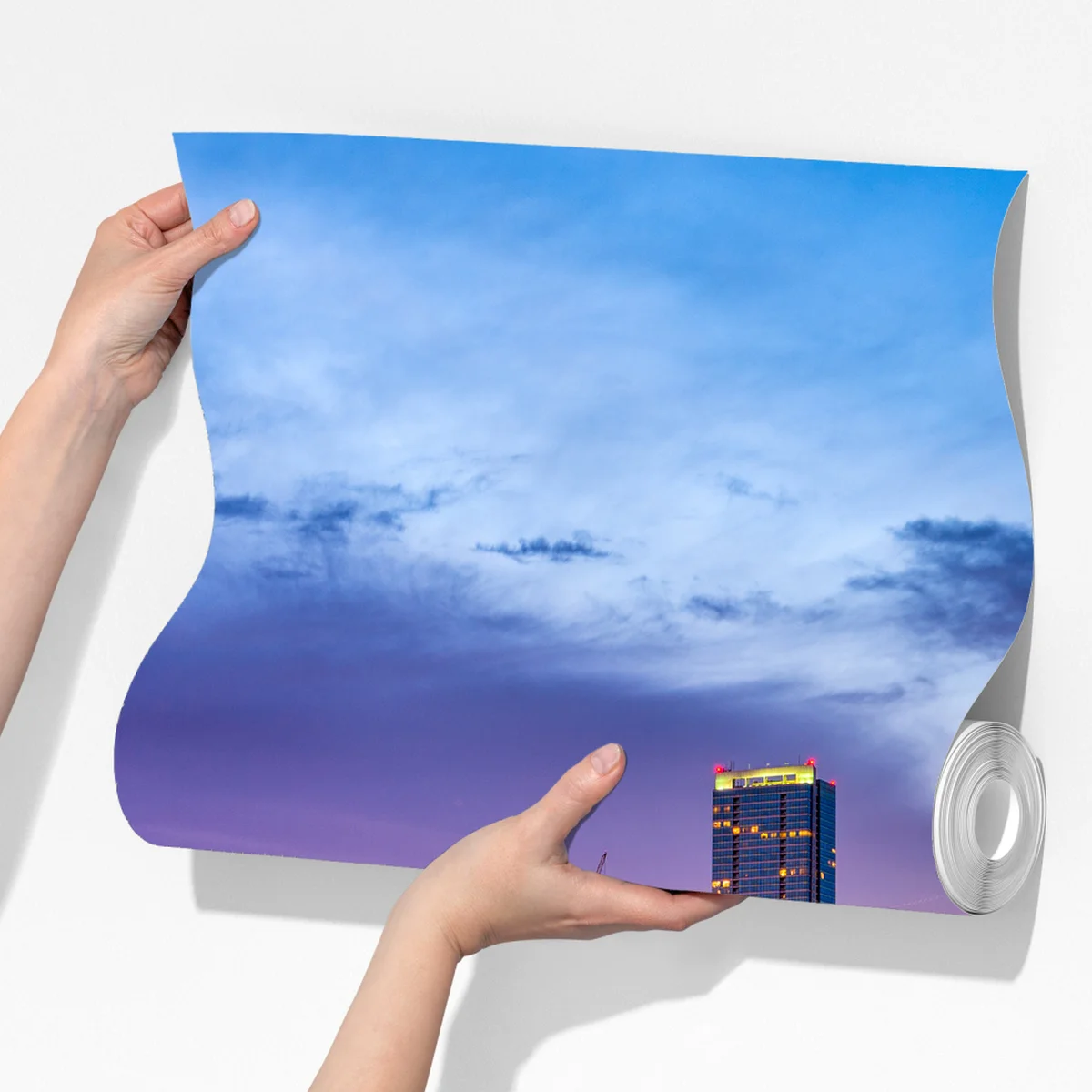 Fototapete Miami skyline gespiegelt in Biscayne Bay Fototapete Miami skyline gespiegelt in Biscayne Bay