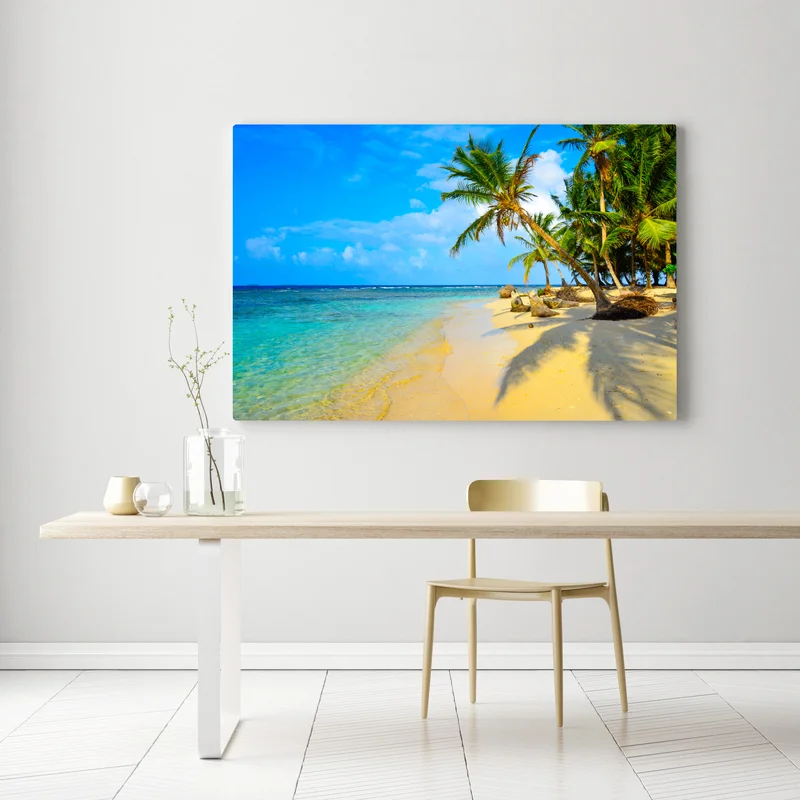 Leinwandbild tropischer türkisstrand Leinwandbild tropischer türkisstrand