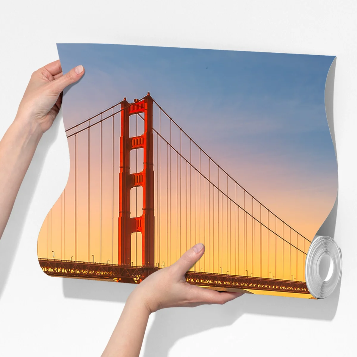 Fototapete sonnenuntergang an der Golden Gate Bridge Fototapete sonnenuntergang an der Golden Gate Bridge