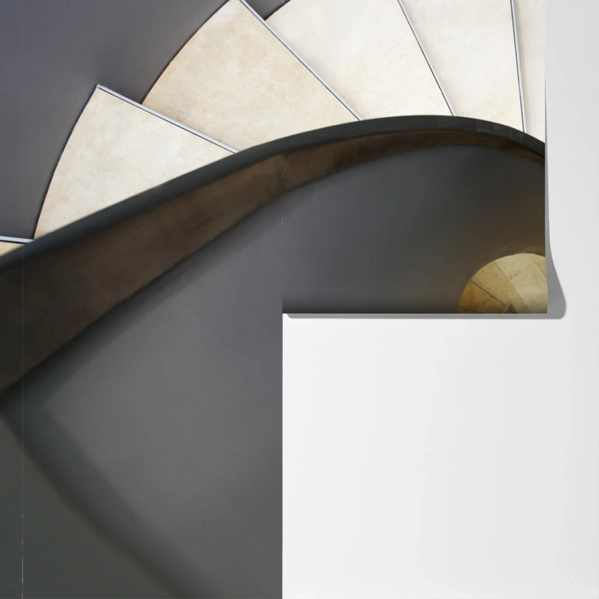 Fototapeta spiralne schody abstrakcyjna kompozycja Fototapeta spiralne schody abstrakcyjna kompozycja