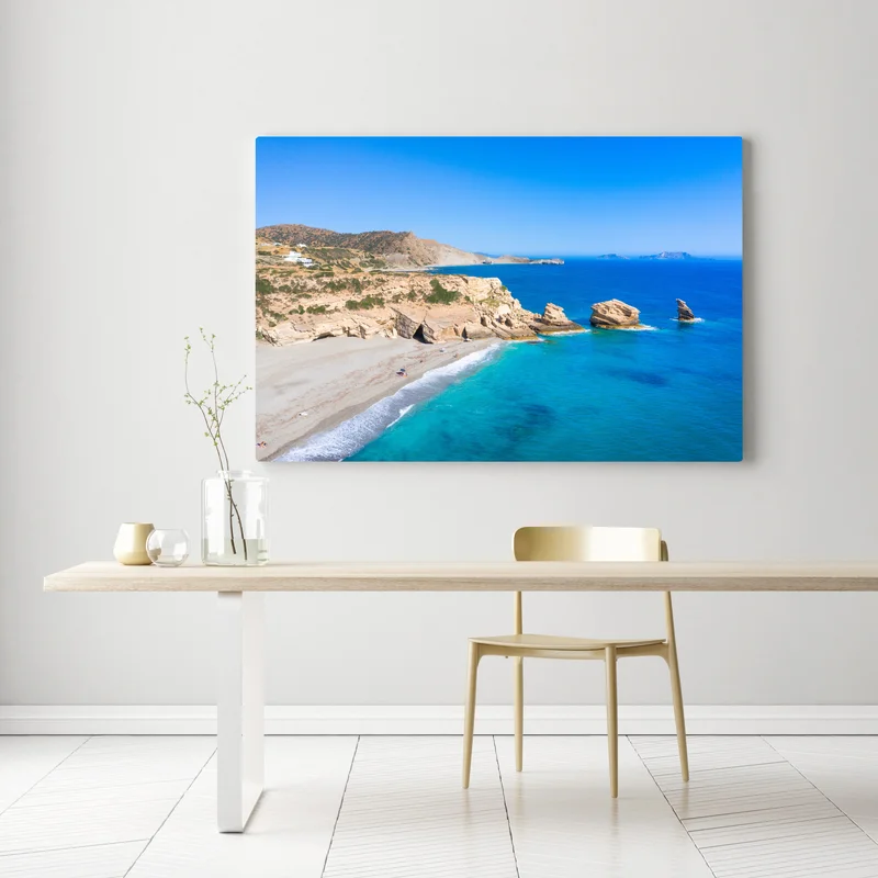 Leinwandbild türkisfarbene küstenoase Leinwandbild türkisfarbene küstenoase