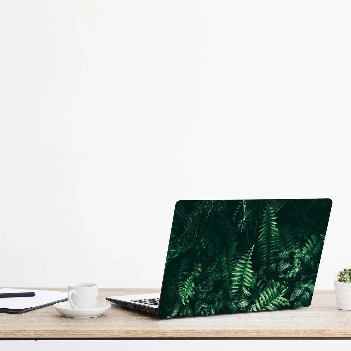 Laptop-Aufkleber üppige tropische grüne blätter Laptop-Aufkleber üppige tropische grüne blätter