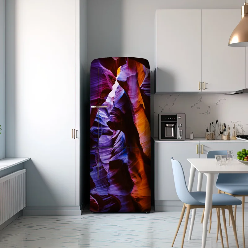 Kühlschrankaufkleber lebhafte felsformationen in der schlucht