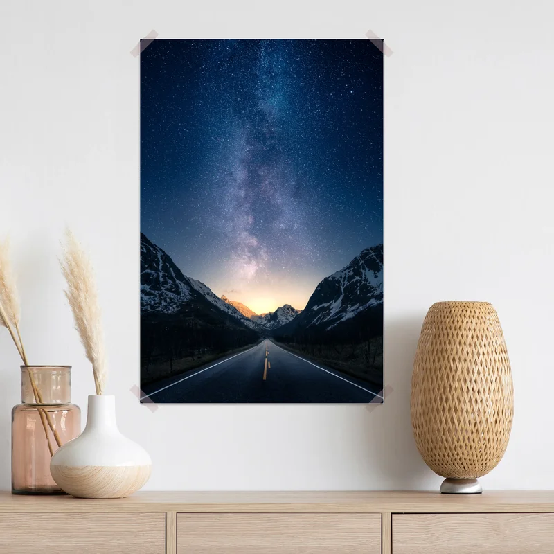 Poster weg zur milchstraße Poster weg zur milchstraße