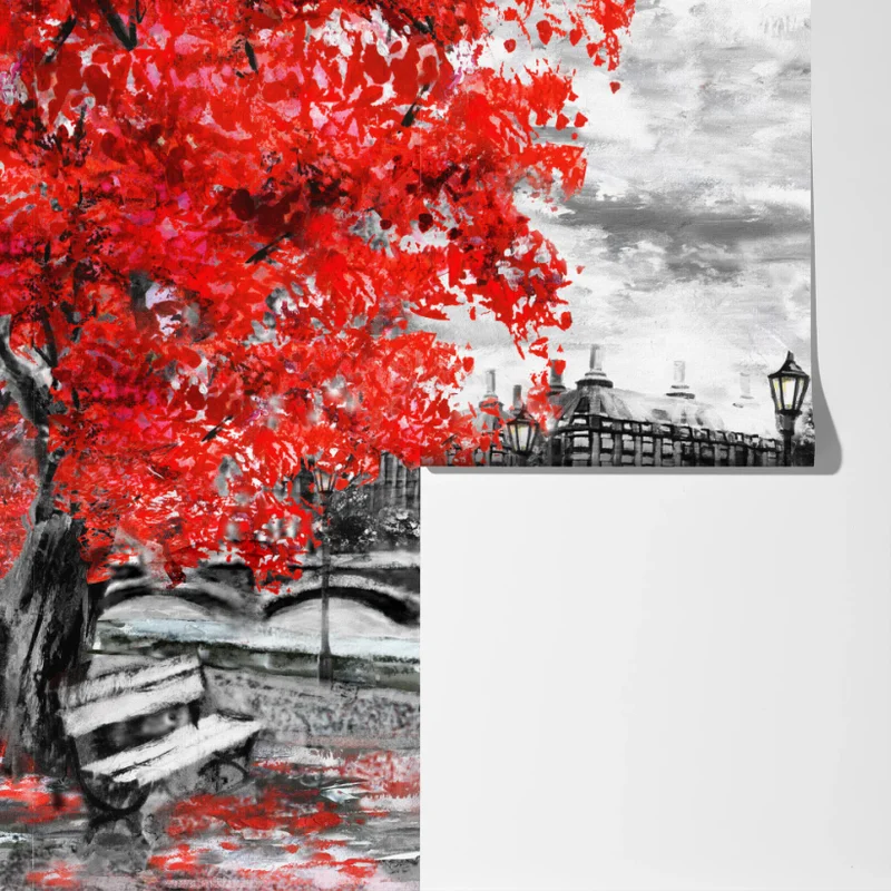 Fototapeta romantyczny deszczowy wieczór w Londynie Fototapeta romantyczny deszczowy wieczór w Londynie