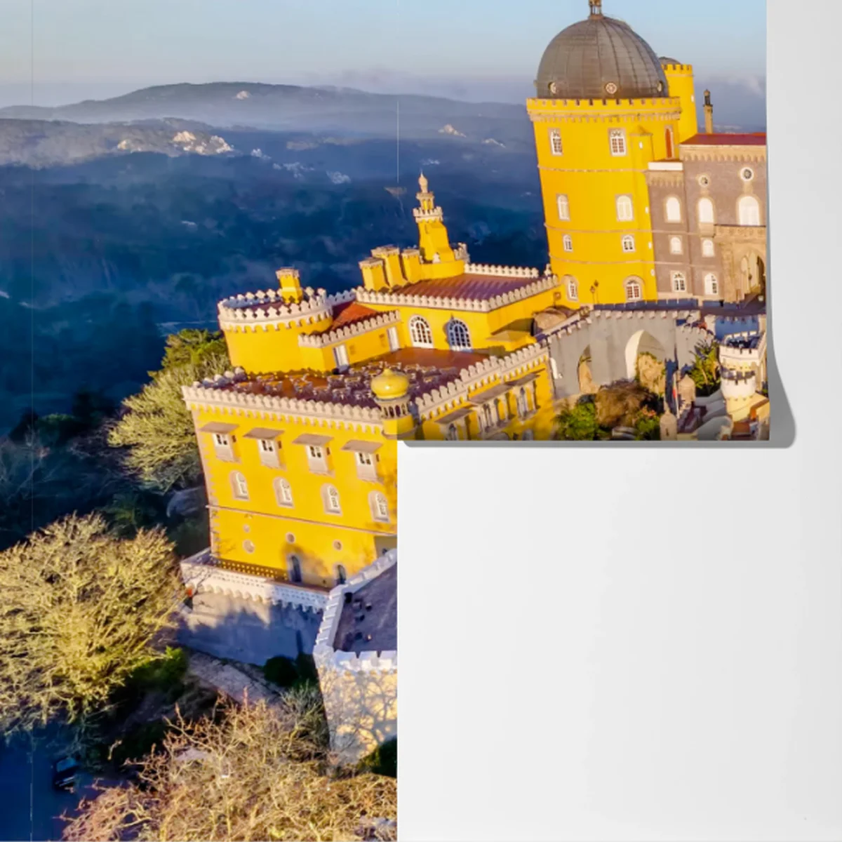 Fototapete bunter palast Pena in Sintra Fototapete bunter palast Pena in Sintra