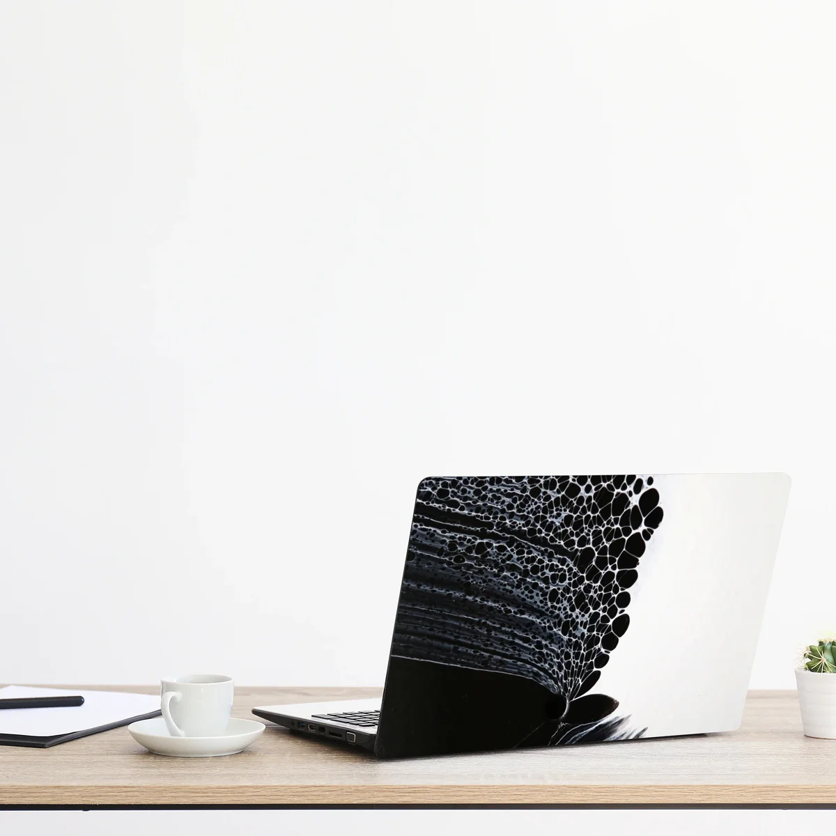 Naklejka na laptopa monochromatyczny przepływ komórek Naklejka na laptopa monochromatyczny przepływ komórek