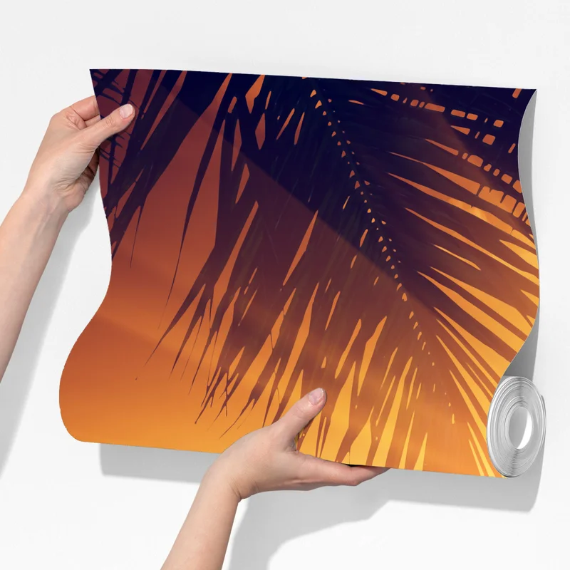 Fototapeta plaża o zachodzie słońca na Karaibach Fototapeta plaża o zachodzie słońca na Karaibach