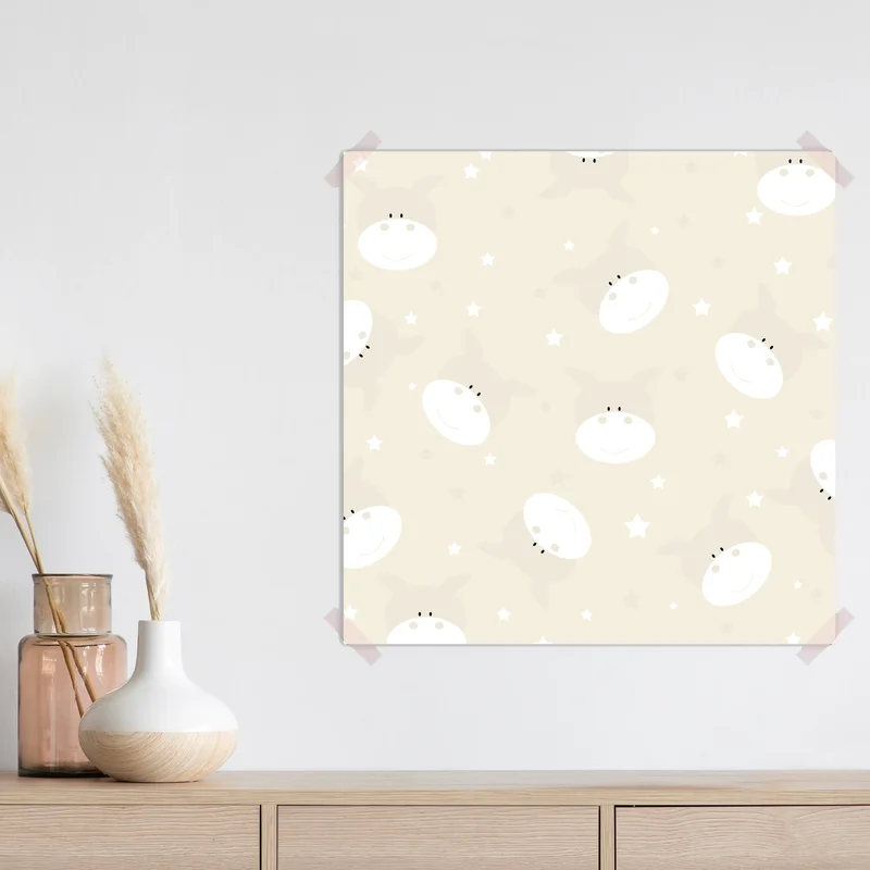 Poster pastellmuster mit kuhgesichtern für kinderzimmer • Poster bei Wallnifity® Poster pastellmuster mit kuhgesichtern für kinderzimmer • Poster bei Wallnifity®
