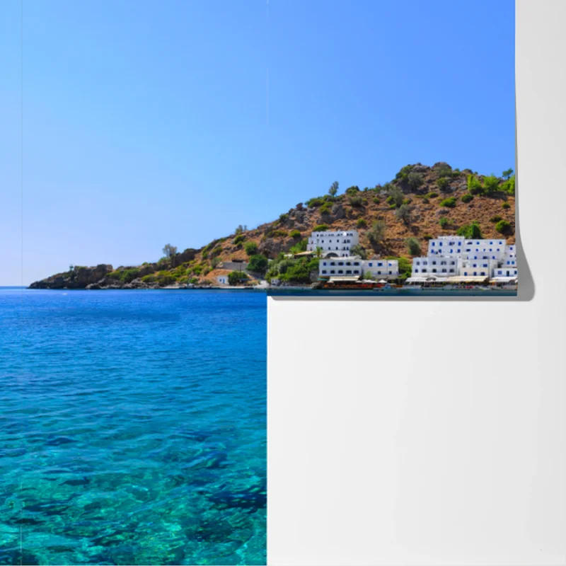 Fototapete sonnige mediterrane bucht mit türkiswasser Fototapete sonnige mediterrane bucht mit türkiswasser