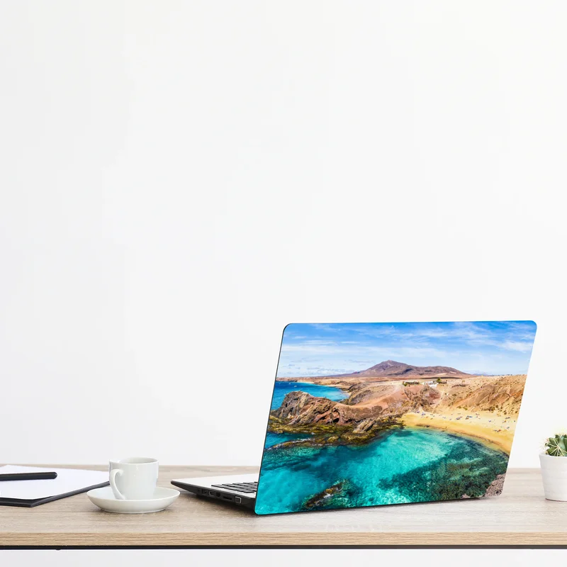 Naklejka na laptopa turkusowa zatoka na plaży Papagayo Naklejka na laptopa turkusowa zatoka na plaży Papagayo