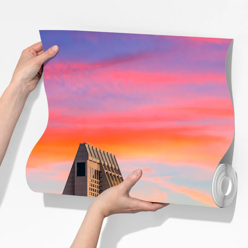 Fototapete San Diego skyline bei sonnenuntergang Fototapete San Diego skyline bei sonnenuntergang