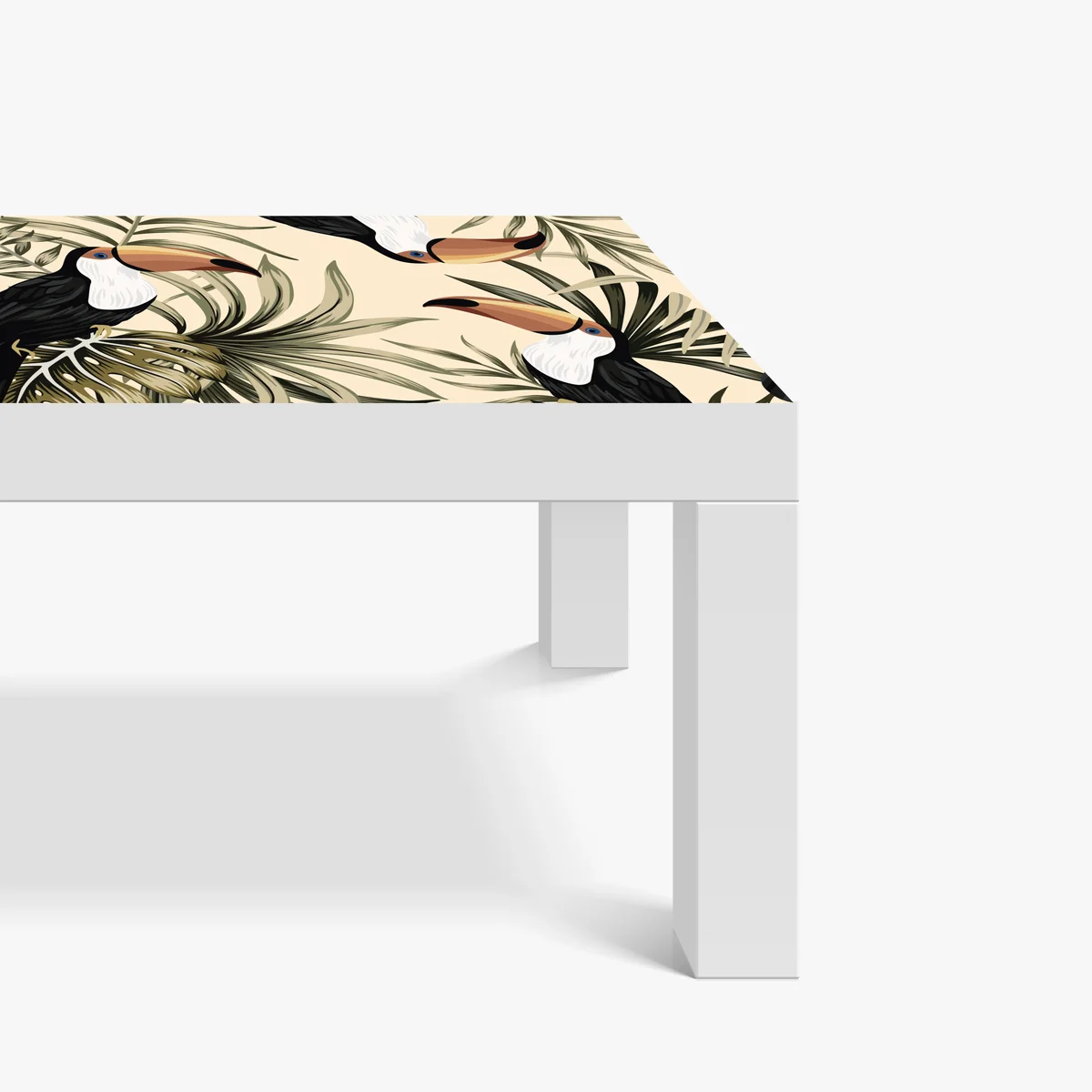 Tischaufkleber und Schreibtischaufkleber tropisches tukanmuster Tischaufkleber und Schreibtischaufkleber tropisches tukanmuster