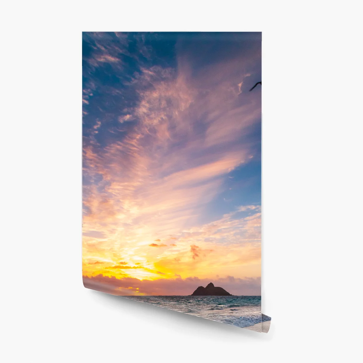 Fototapeta spokojny wschód słońca nad brzegiem oceanu Fototapeta spokojny wschód słońca nad brzegiem oceanu