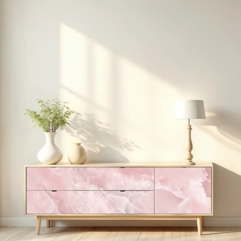 Repositionierbarer Aufkleber zarte rosa marmortextur Repositionierbarer Aufkleber zarte rosa marmortextur