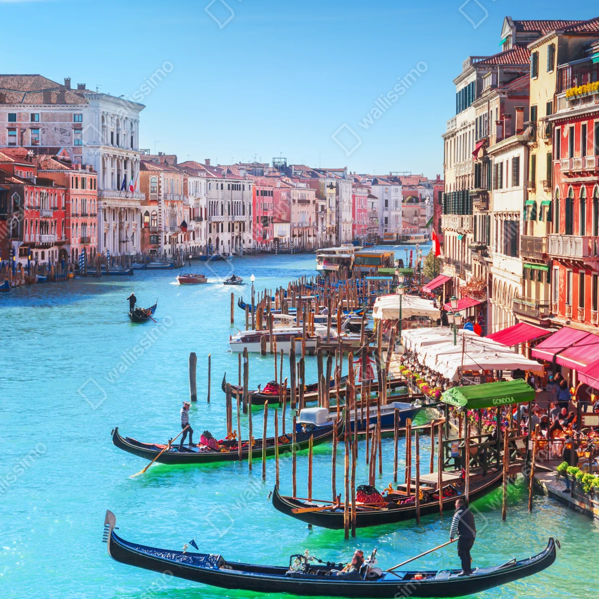 Fensteraufkleber Venedig großer kanal stadtansicht Fensteraufkleber Venedig großer kanal stadtansicht