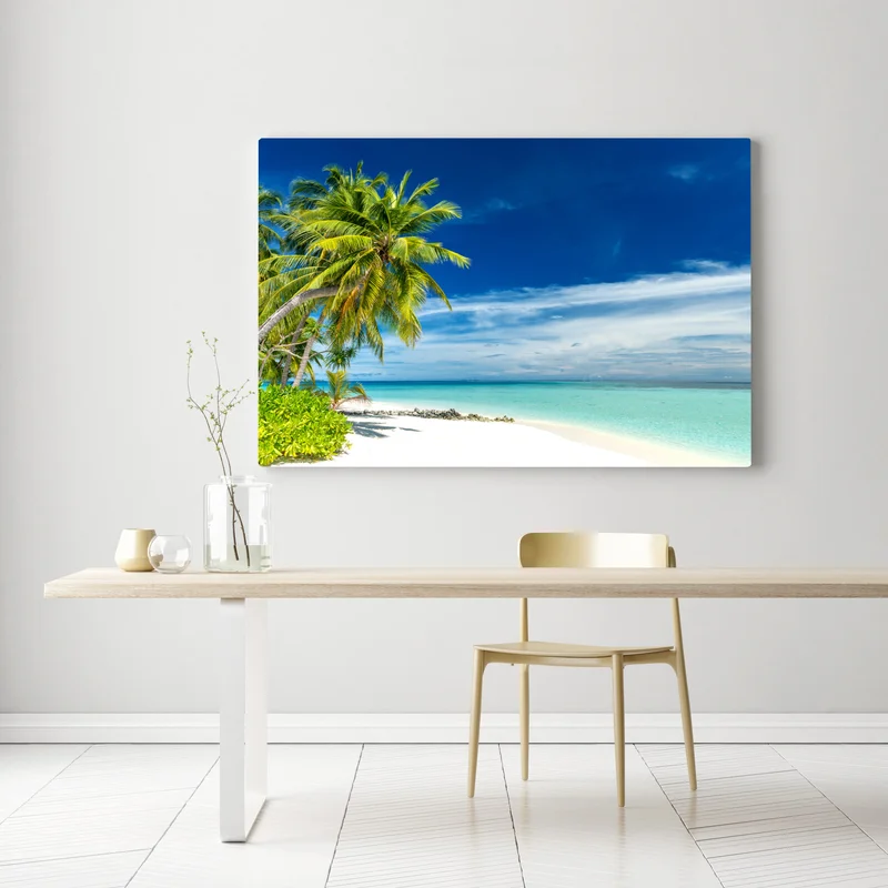 Leinwandbild tropischer türkisstrand Leinwandbild tropischer türkisstrand