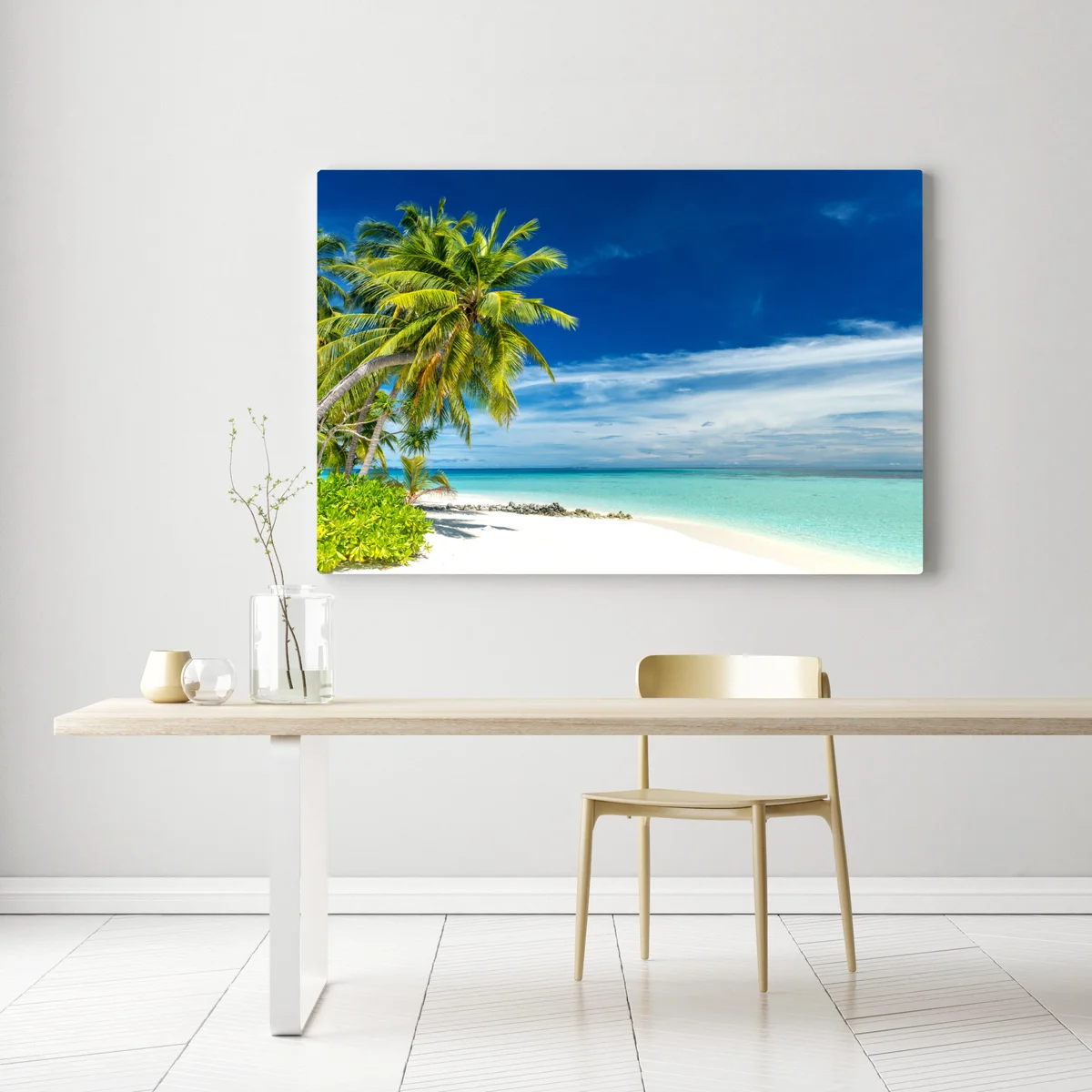 Leinwandbild tropischer türkisstrand Leinwandbild tropischer türkisstrand
