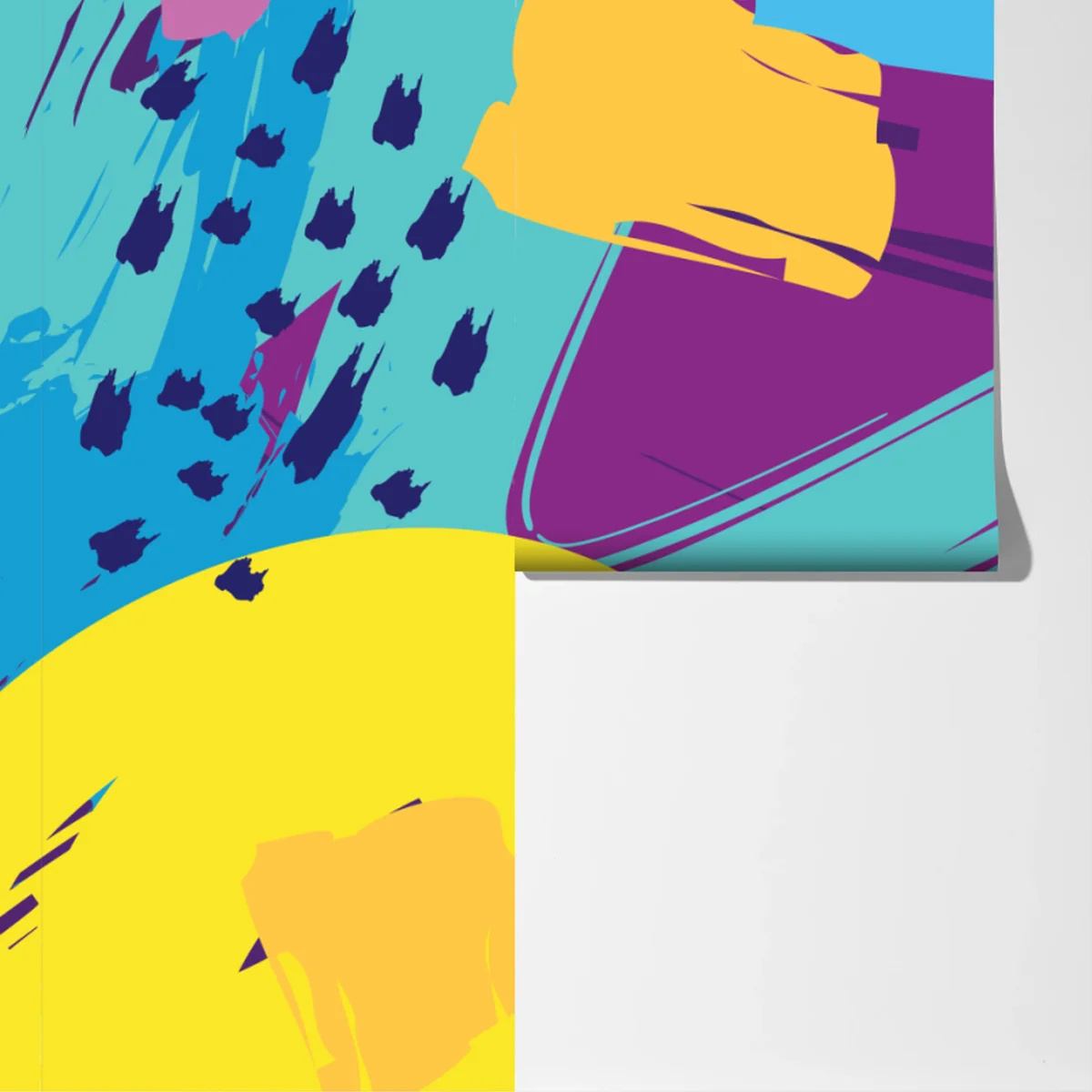 Fototapete lebendige abstrakte pop-art komposition Fototapete lebendige abstrakte pop-art komposition