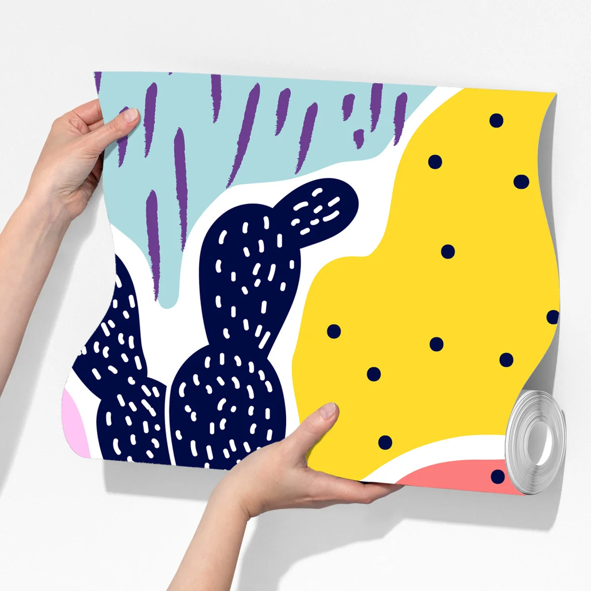 Fototapete verspieltes abstraktes botanikmuster Fototapete verspieltes abstraktes botanikmuster