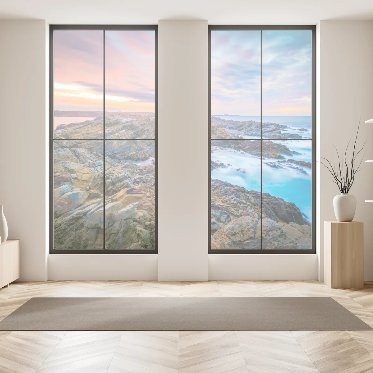 Fensteraufkleber sonnenuntergang bei leuchtturm Favaritx, Menorca Fensteraufkleber sonnenuntergang bei leuchtturm Favaritx, Menorca