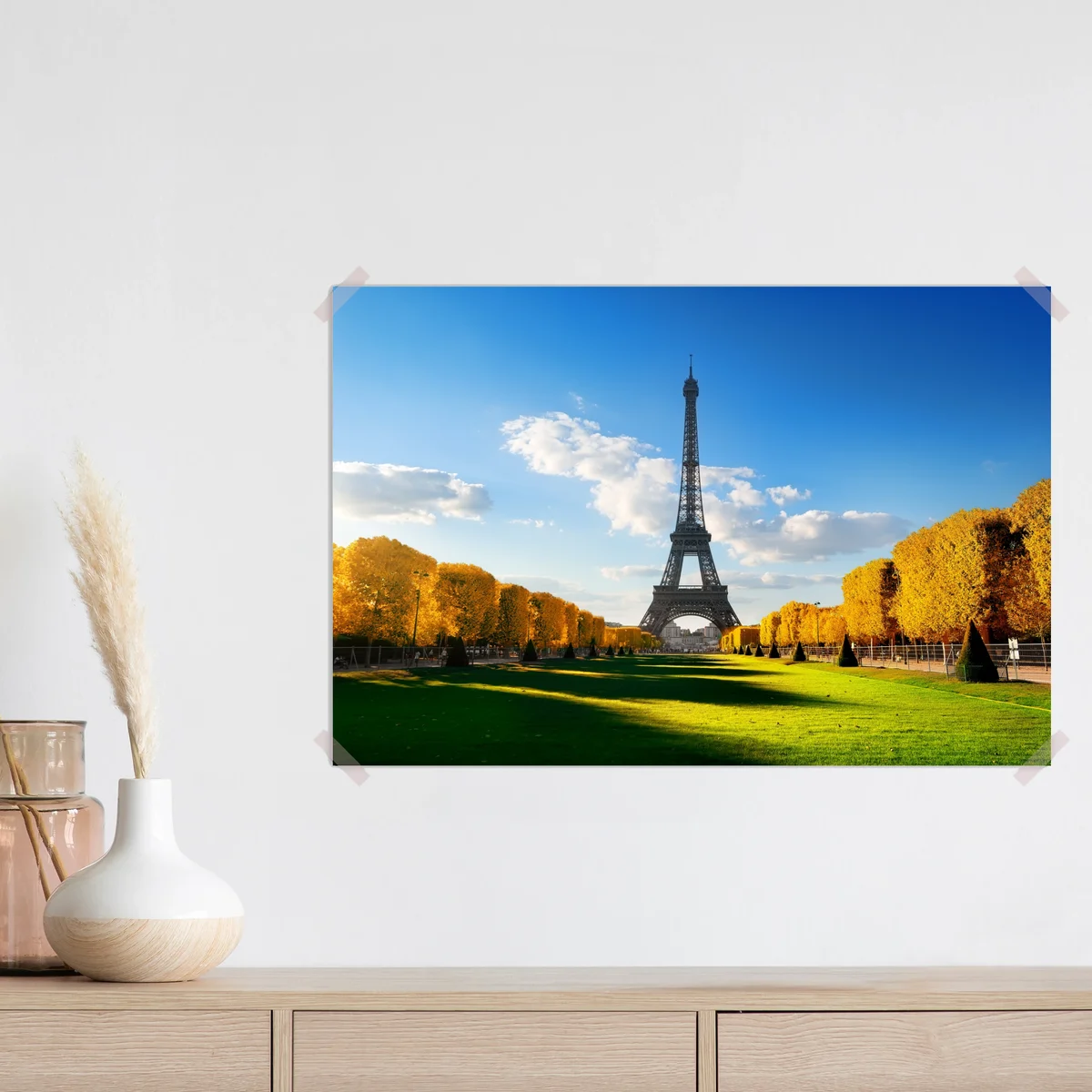 Poster frühling am Champs de Mars, Eiffelturm, Paris Poster frühling am Champs de Mars, Eiffelturm, Paris