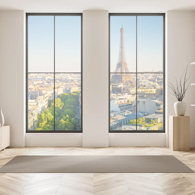Fensteraufkleber Paris skyline mit dem Eiffelturm