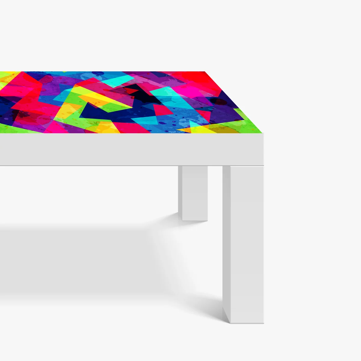 Tischaufkleber und Schreibtischaufkleber lebendige geometrische aquarell-collage Tischaufkleber und Schreibtischaufkleber lebendige geometrische aquarell-collage