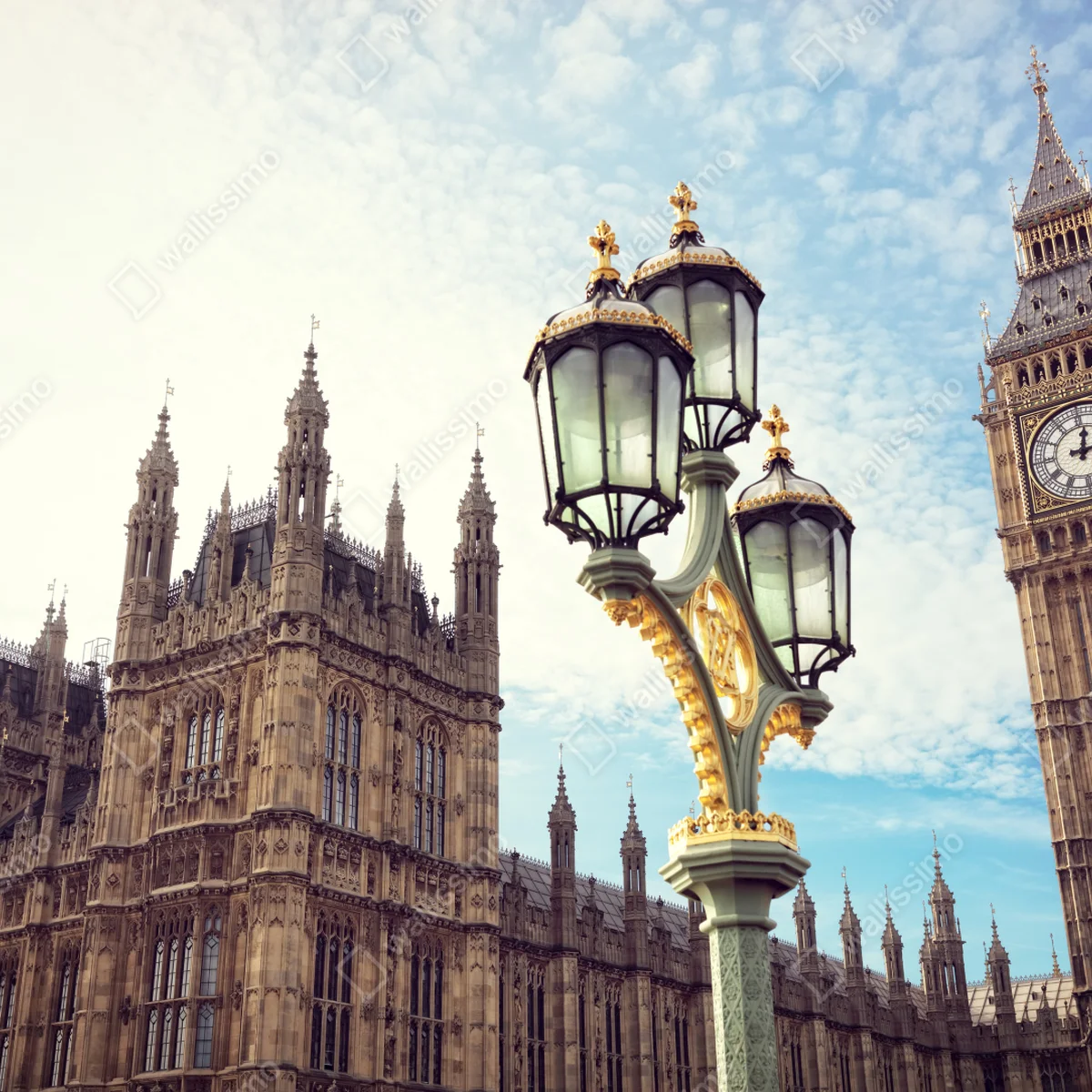 Leinwandbild Big Ben und Westminster-Palast in London Leinwandbild Big Ben und Westminster-Palast in London