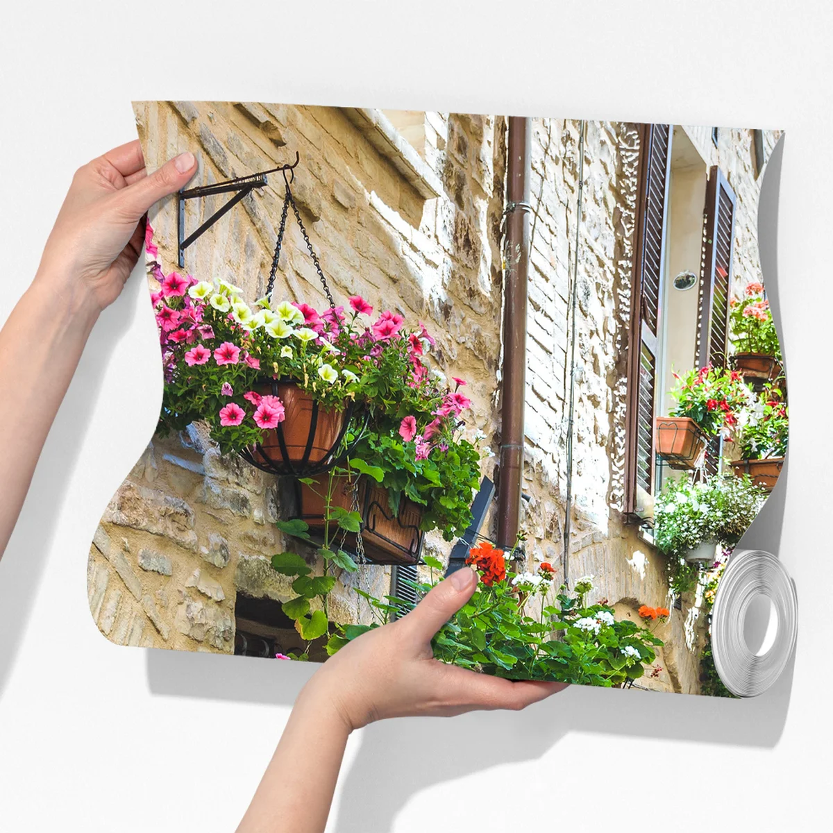 Fototapete charmante gasse in Spello, Italien Fototapete charmante gasse in Spello, Italien