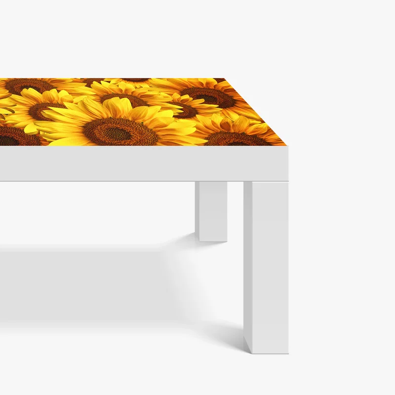 Tischaufkleber und Schreibtischaufkleber goldene sonnenblumen