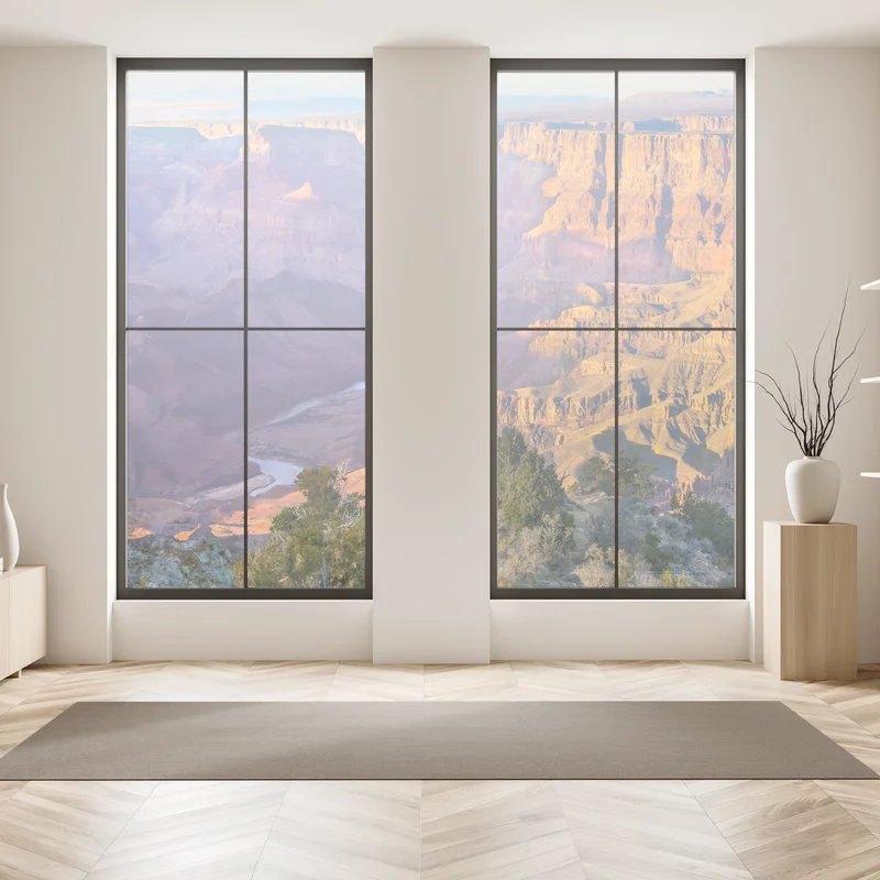 Fensteraufkleber Grand Canyon bei dämmerung panorama Fensteraufkleber Grand Canyon bei dämmerung panorama