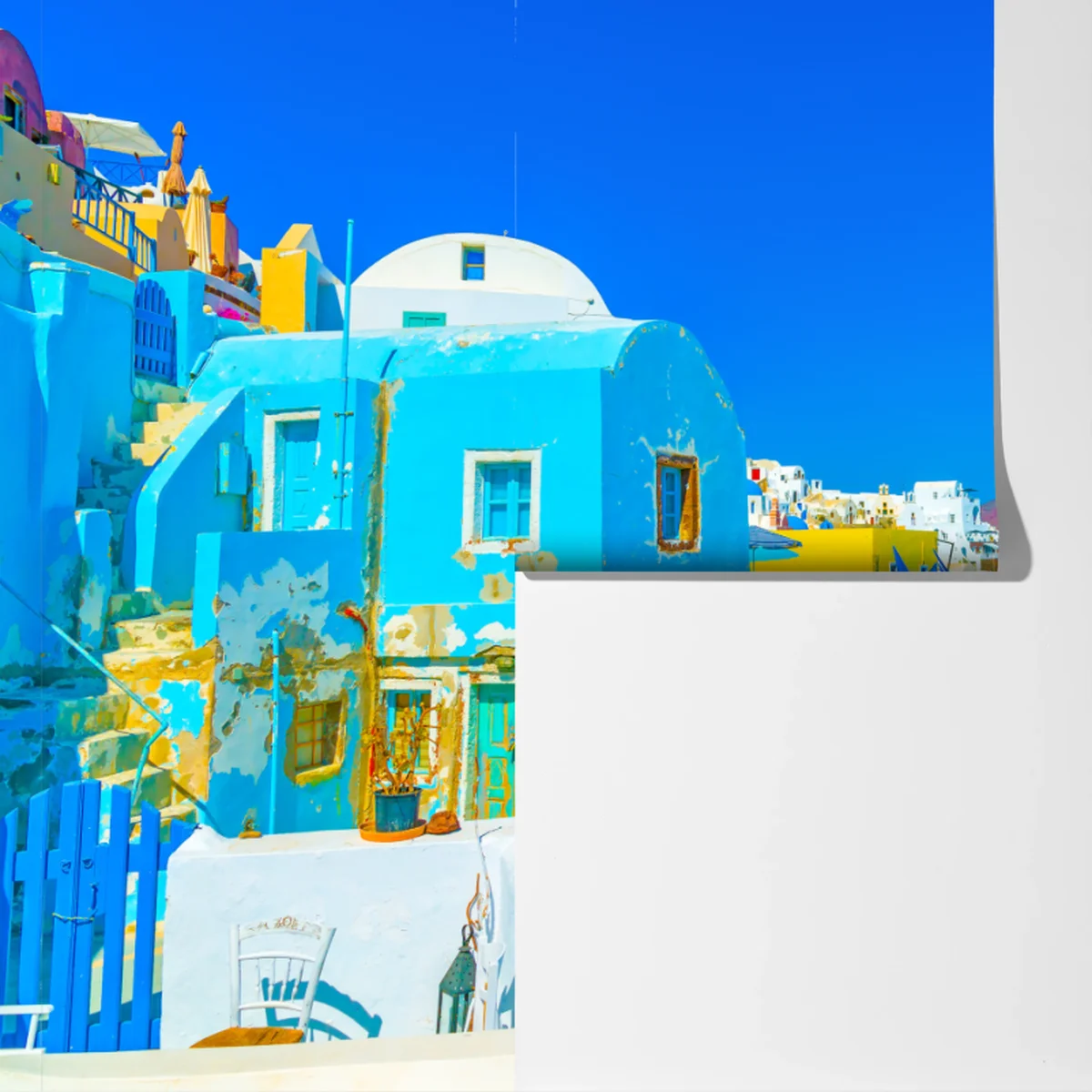 Fototapeta słoneczny widok na Oia, Santorini Fototapeta słoneczny widok na Oia, Santorini