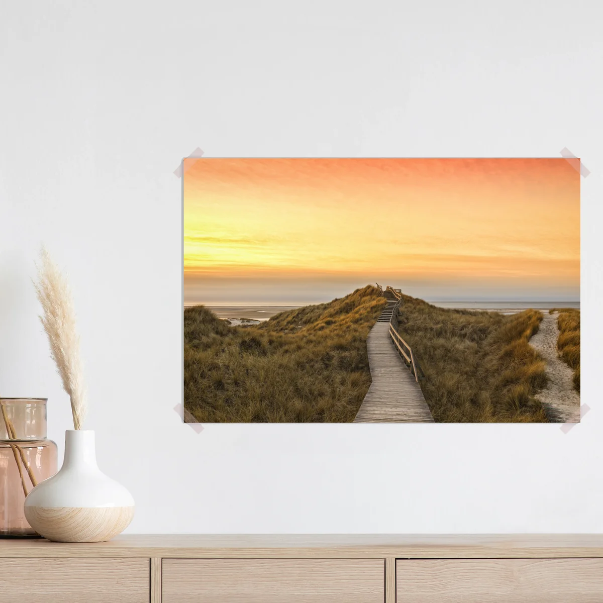 Poster sonnenuntergang am strand von Amrum Poster sonnenuntergang am strand von Amrum