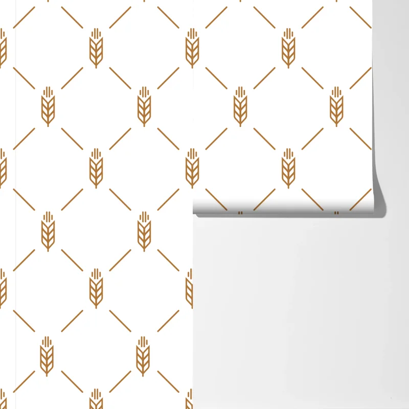 Fototapete goldenes geometrisches weizenmuster Fototapete goldenes geometrisches weizenmuster