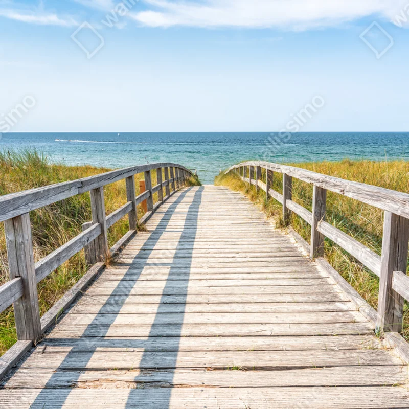 Fototapete steg zum meer Fototapete steg zum meer