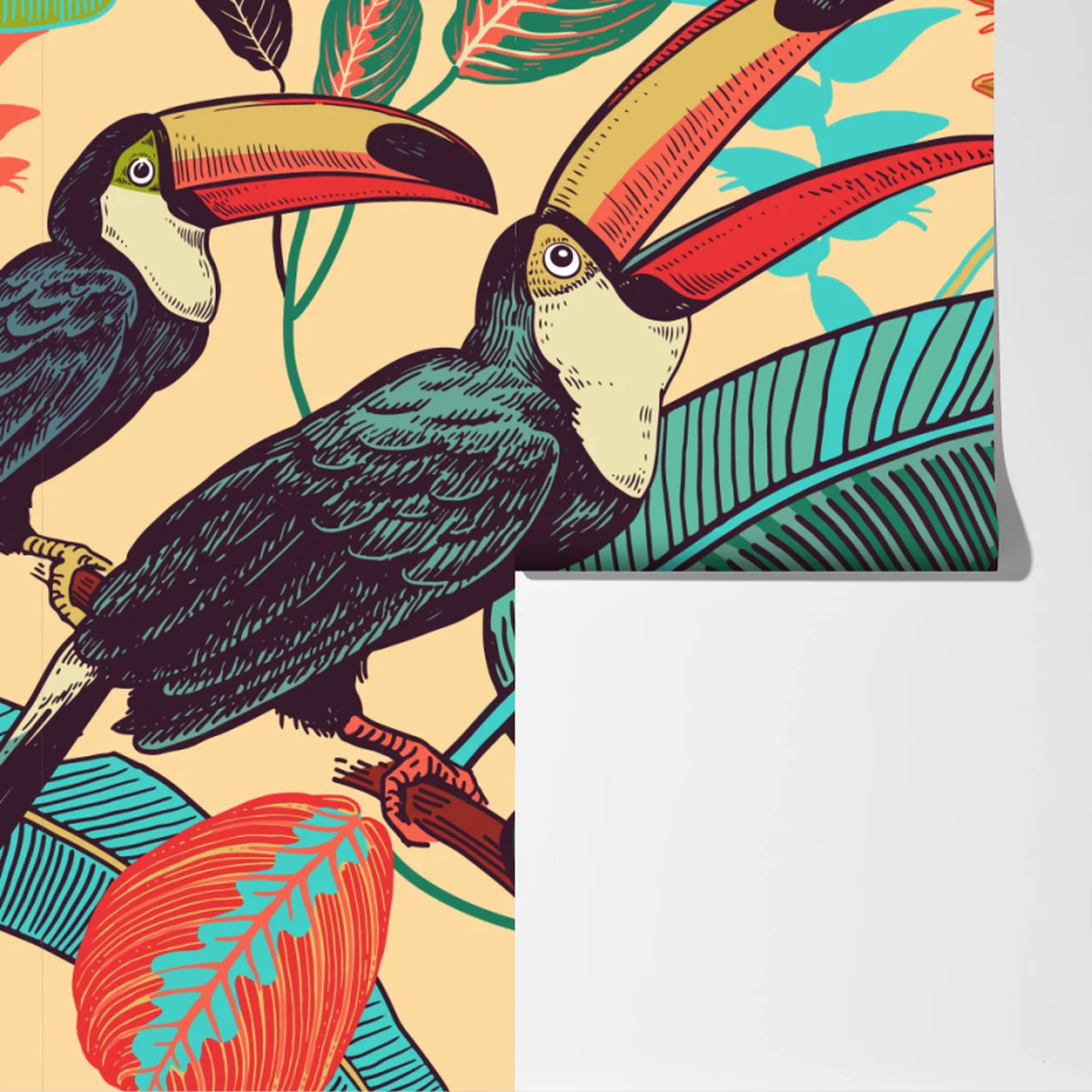 Fototapeta tropikalny raj tukanów Fototapeta tropikalny raj tukanów