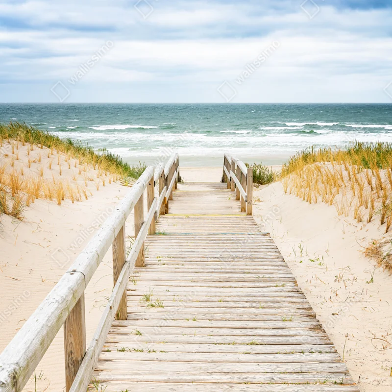 Fototapete holzsteg zum meer, Sylt Fototapete holzsteg zum meer, Sylt