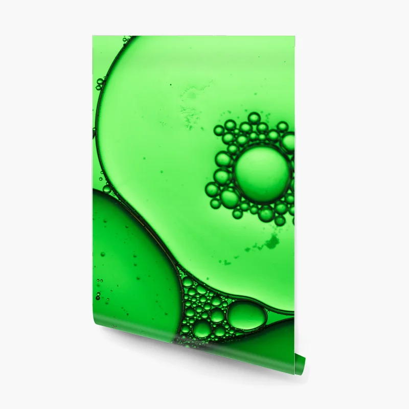 Fototapete grüne blasen abstrakte komposition Fototapete grüne blasen abstrakte komposition