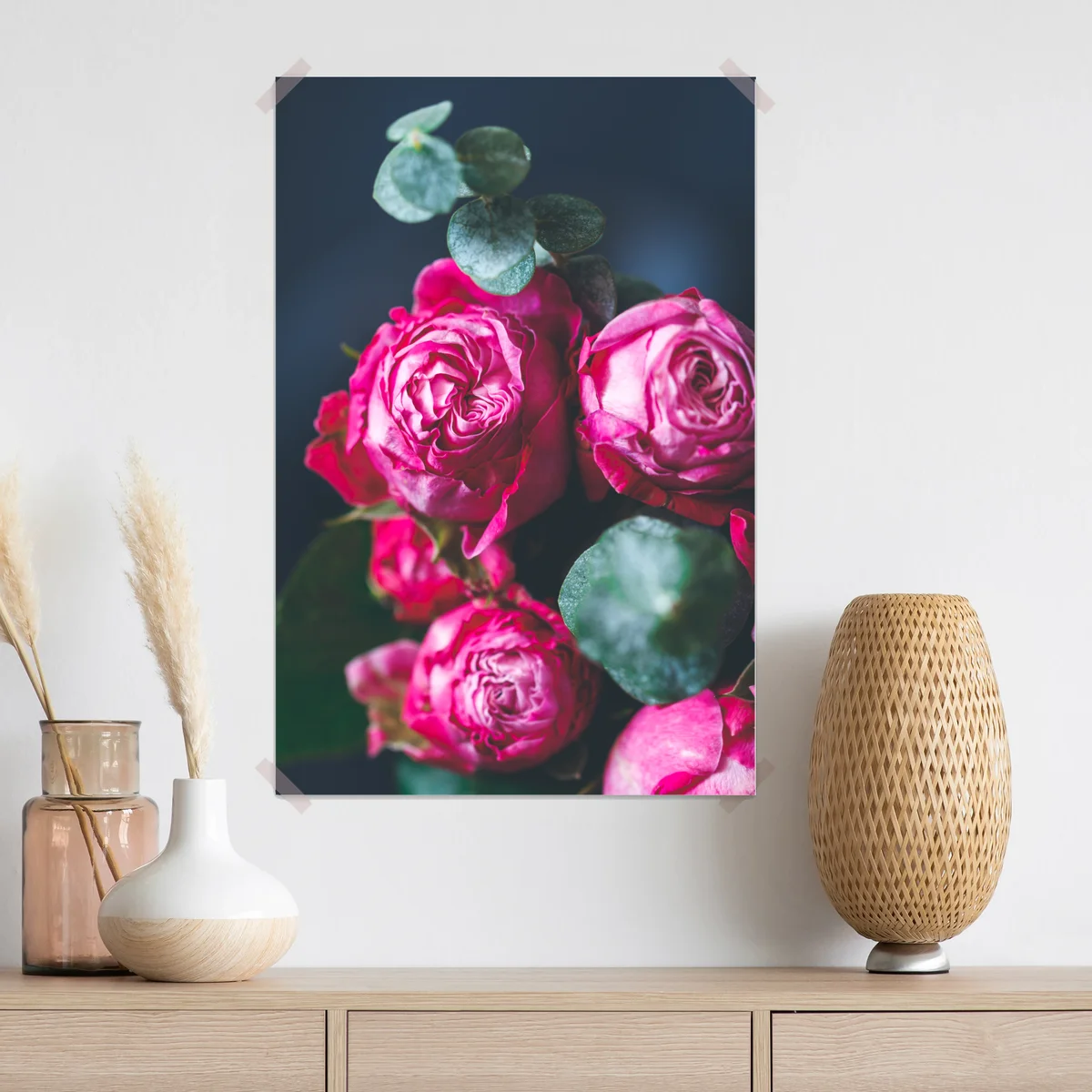 Poster rosenbouquet makroaufnahme Poster rosenbouquet makroaufnahme